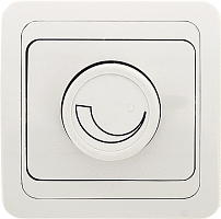 Светорегулятор поворотный ЛОНДОН, 600 Вт, белый |  код. EED06-101-10 |  EKF
